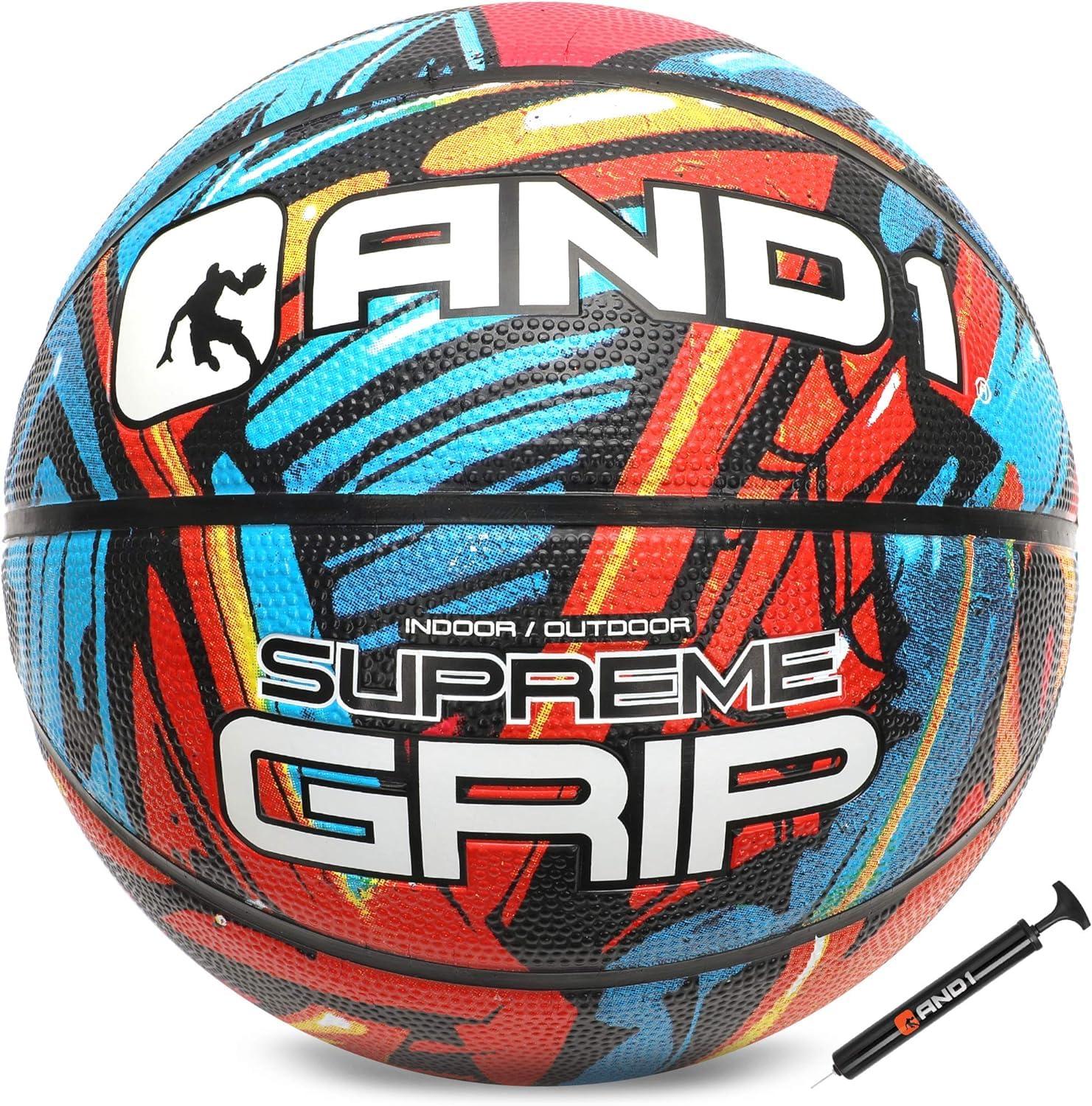 AND1 Supreme Grip Official Size 7 Basketball (29.5