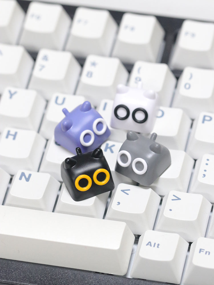 Lord of Mysteries Cat Themed Multi-Color Resin Custom Keycaps - Unique Keyboard Decorative Keycaps for Mechanical Gaming & Typing Enthusiasts