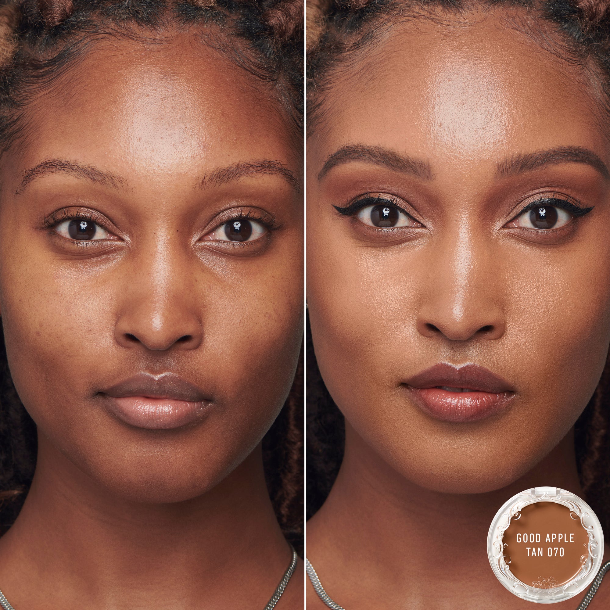 Flawless Finish Apple Skin Perfecting Foundation Balm - Lightweight, Buildable Coverage for a Natural Glow | Ideal for Daily Wear, Special Occasions & Photo Shoots