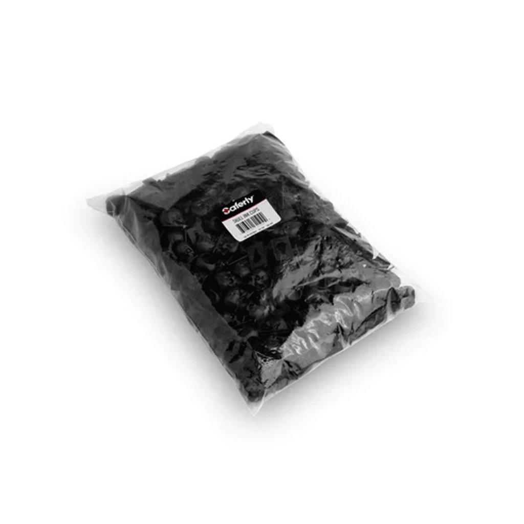 Premium Black Skull Ink Caps - Size #16 (Large), 200 Count - Safe & Durable for Tattoo Artists & Body Piercing Professionals - Perfect for Tattoo Shops, Piercing Studios & DIY Body Art Projects