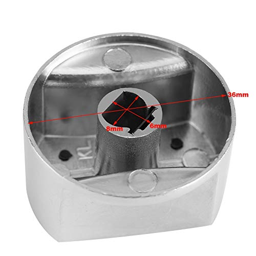 Universal Gas Stove Knobs - 2 Pack Metal Burner Control Replacement Parts for Most Stoves | Durable & Heat-Resistant for Kitchen, RV, Outdoor Cooking & Camping