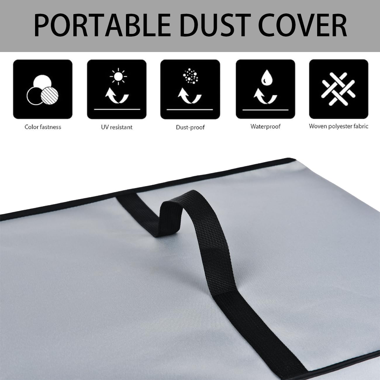 Heavy Duty Anti-Static Waterproof Printer Cover - Dustproof & Heat-resistant Protective Case for HP Smart Tank Plus 651/ENVY Inspire 7955e Wireless All-in-One Printers (Grey) - Perfect for Home Office & Workspace Protection