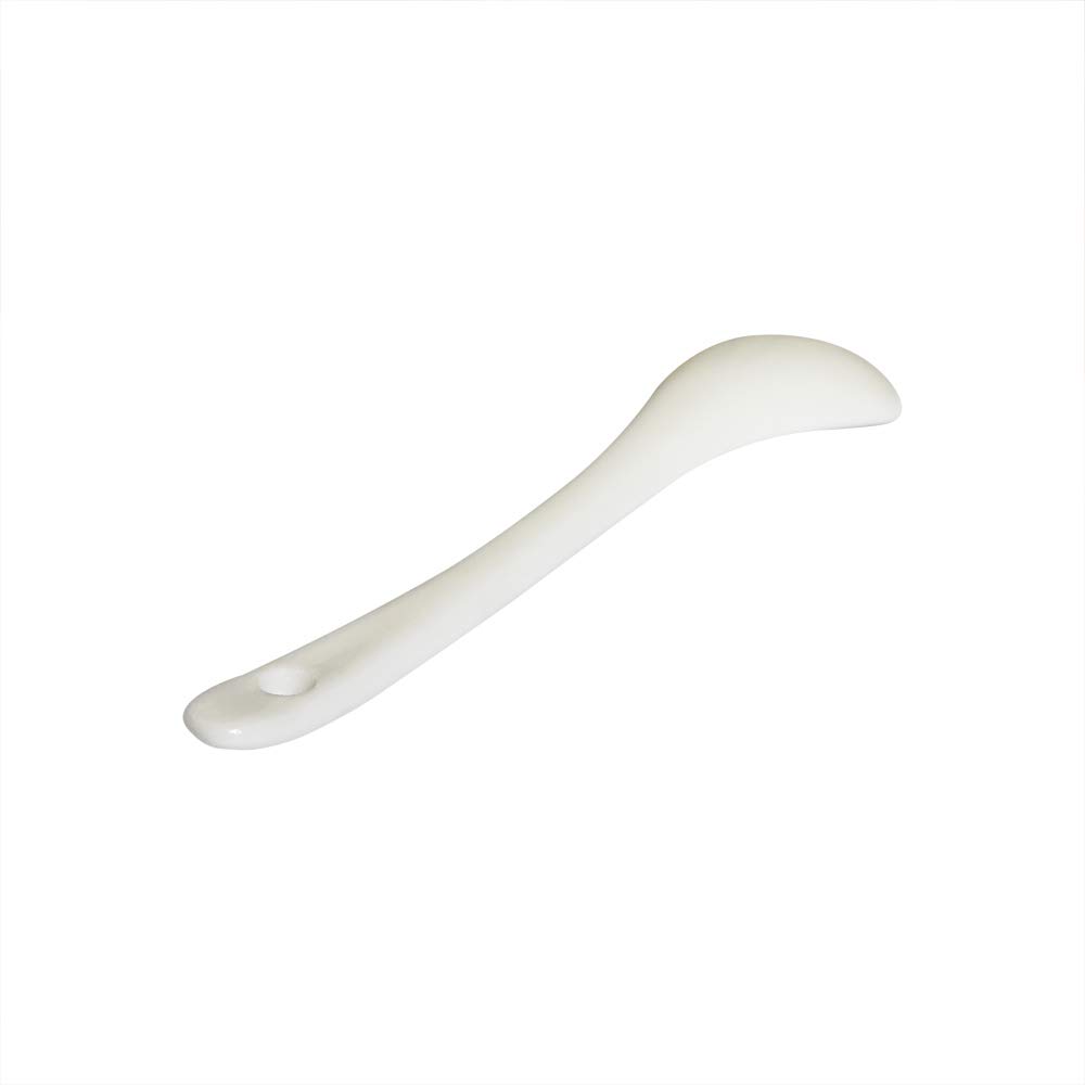 3-Piece Porcelain Egg Spoons Set - 5 Inch Ceramic Coffee, Dessert, Yogurt & Tea Spoons - Perfect for Breakfast, Afternoon Tea & Dessert Parties