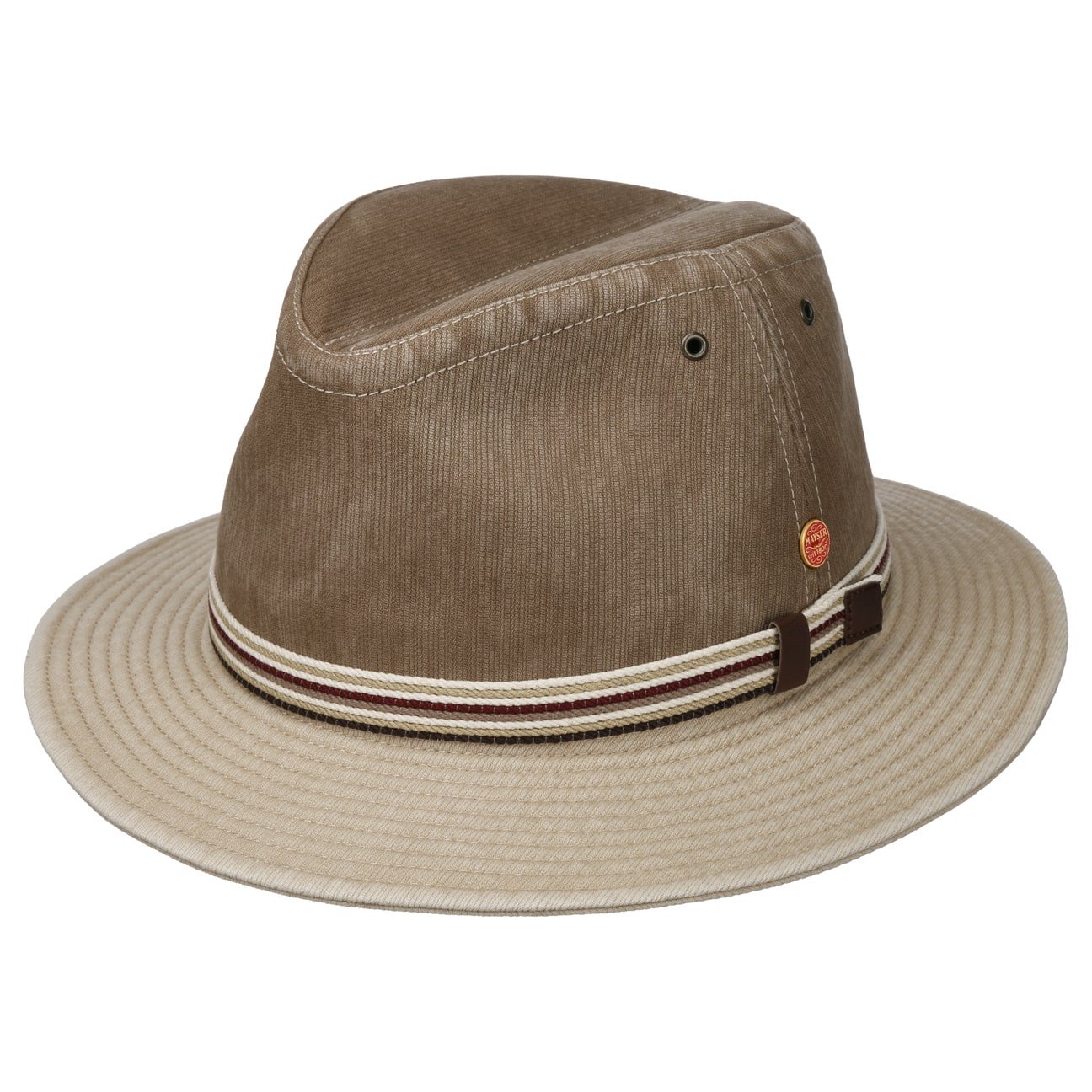 Mayser Menowin Two-Tone Cloth Hat for Men & Women - Stylish Summer Sun Hat for Outdoor Activities, Beach, Travel & Fashion Accessories
