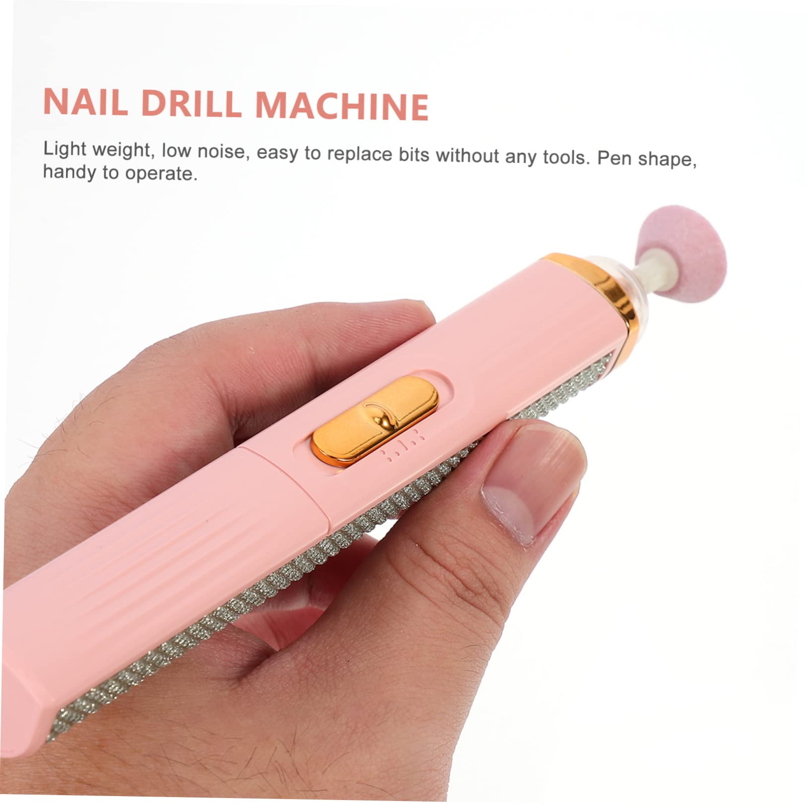 Minkissy 5-in-1 Cordless Electric Nail Drill Kit - Professional Manicure Tools for Acrylic Nails, Portable USB Rechargeable Nail Art Grinder & Filer - Perfect for Home Salon, Nail Art DIY & Professional Use