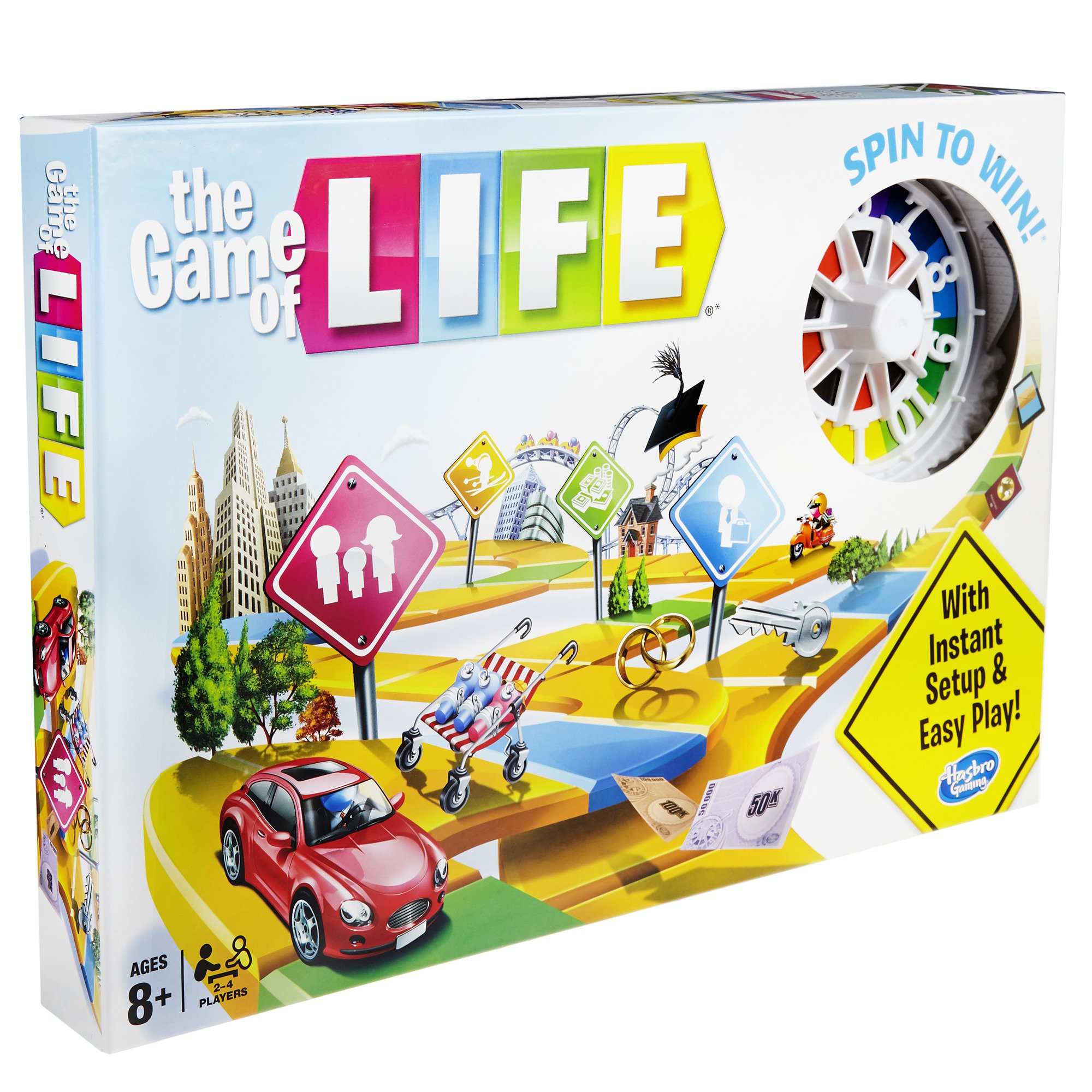Hasbro Gaming The Game of Life Board Game - Classic Family Board Game for Kids & Adults - Perfect for Family Game Nights, Parties & Indoor Activities