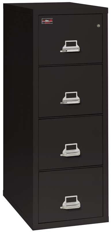 FireKing 4-Drawer Vertical Letter Fireproof File Cabinet - 2-Hour Fire Protection for Important Documents | Office & Home Storage Solution