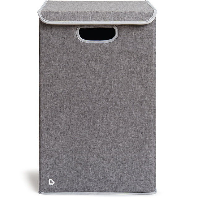 Munchkin Baby Laundry Hamper with Lid - Foldable Clothes Hamper for Nursery, Kids Room & Travel - Perfect for Diaper Storage & Baby Clothes Organization
