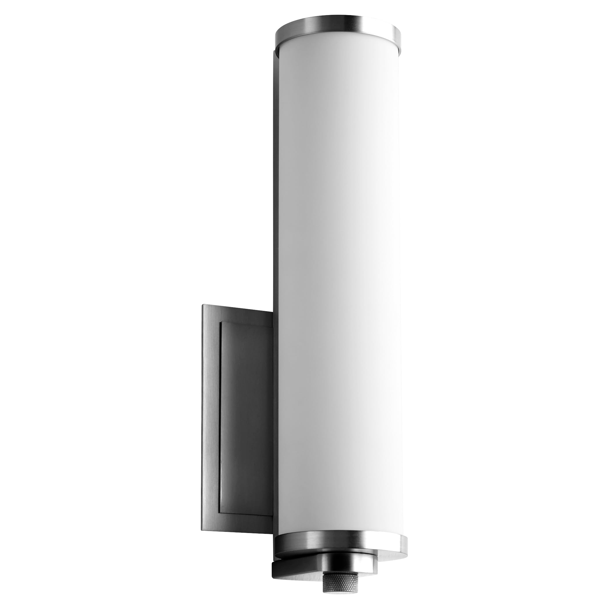 Tempus Collection Polished Nickel LED Wall Sconce - 3-5000-20 Oxygen Transitional Light Fixture for Bedroom, Hallway & Entryway Lighting
