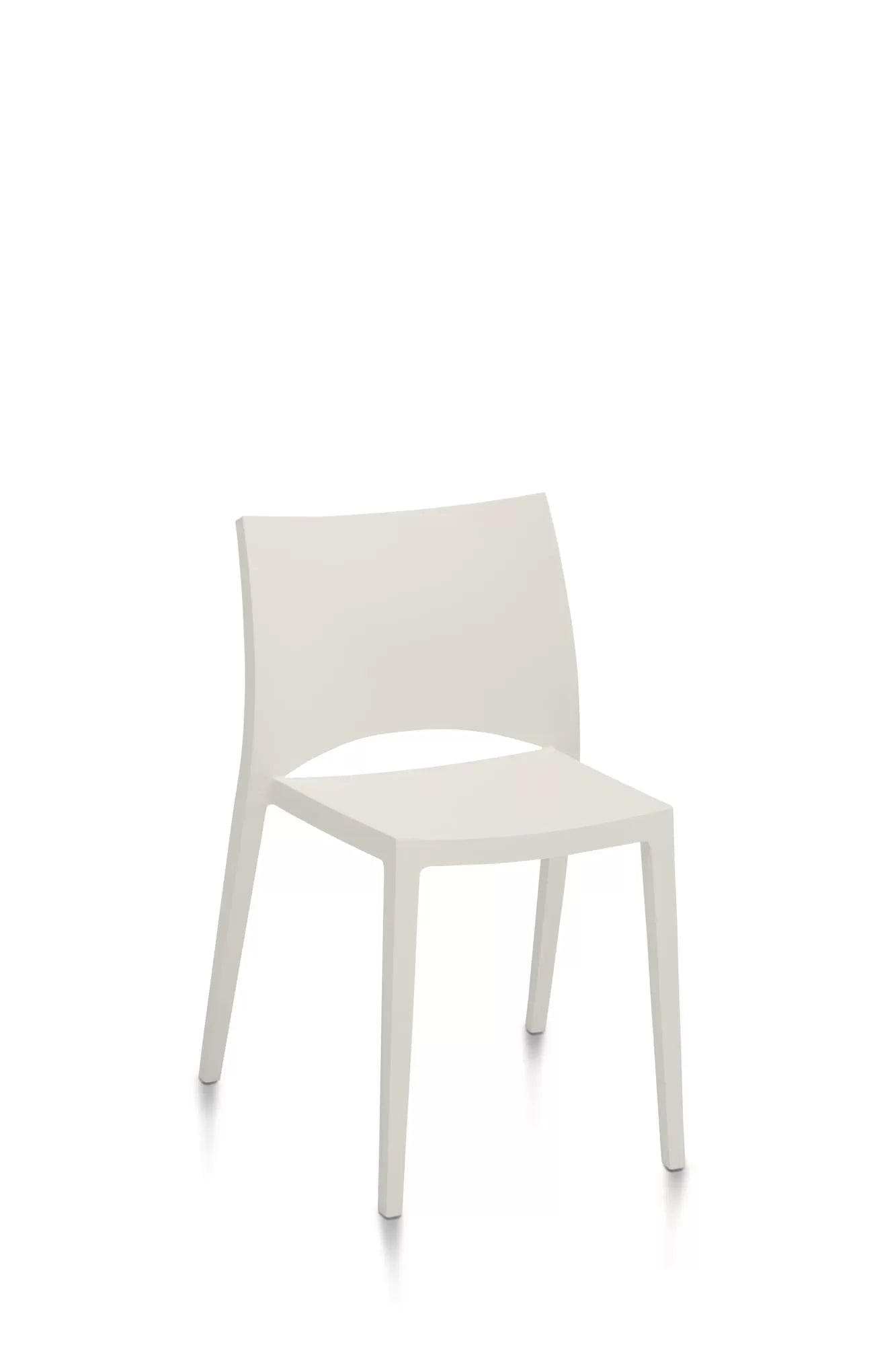 Aqua Stackable Plastic Chair - Lightweight, Durable & Space-Saving Indoor/Outdoor Furniture for Patio, Garden, Poolside & Events