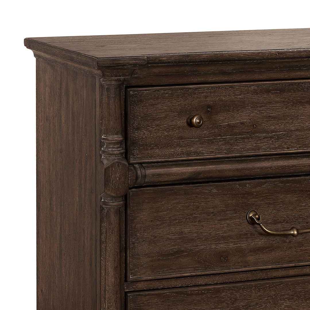 Revival Row Modern Bachelor Nightstand - Stylish Wooden Bedside Table with Drawer for Bedroom, Dorm & Apartment | Perfect for Small Spaces, Storage & Nighttime Essentials