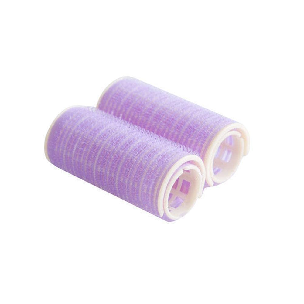 2 Pcs Self-Grip Hair Rollers - Sticky & Clingy Curlers for DIY Salon-Quality Curls at Home - Perfect for Styling, Volume & Heatless Waves