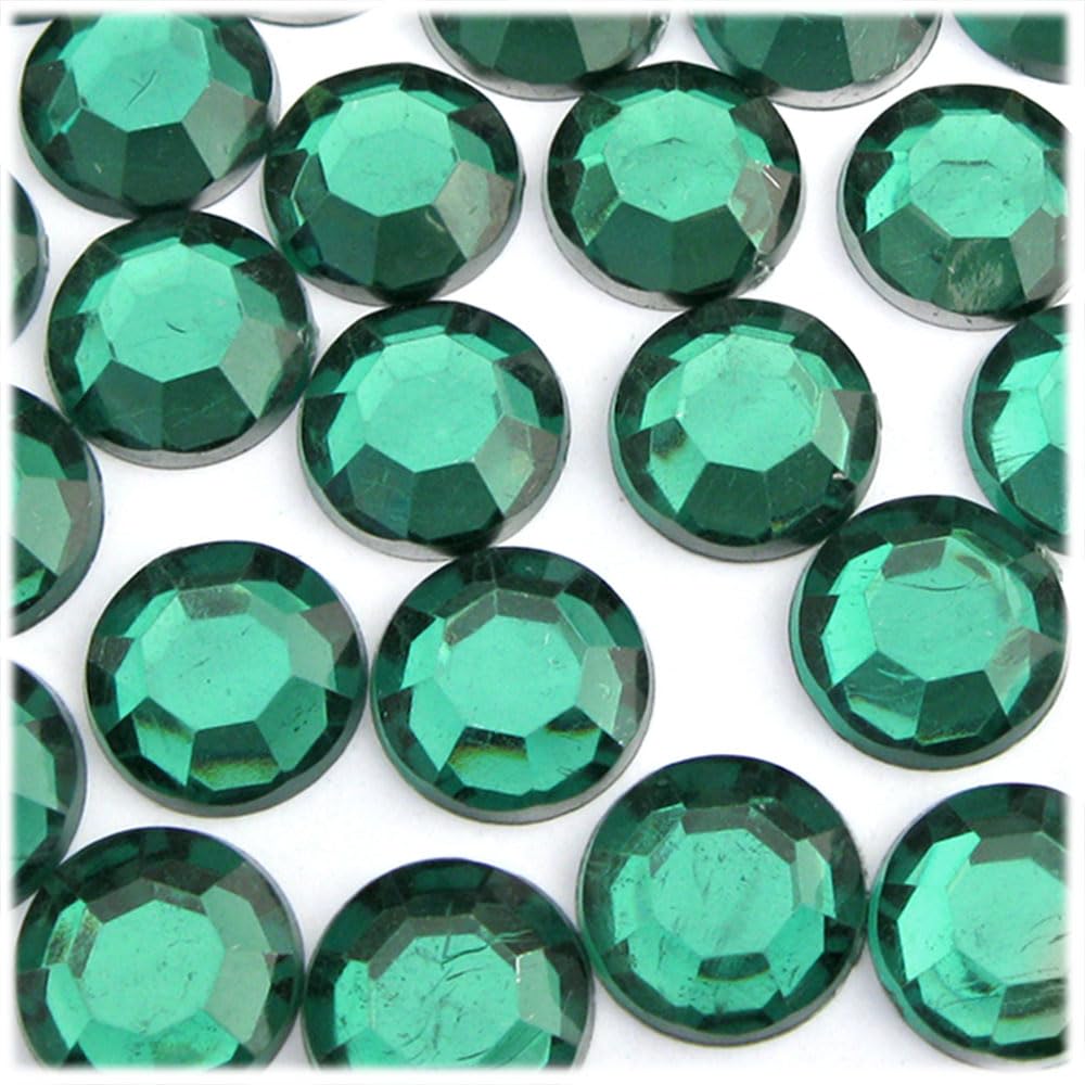 72-Piece 20mm Round Flatback Rhinestones in Champagne - DIY Jewelry, Nail Art, Scrapbooking & Home Decor Crafts