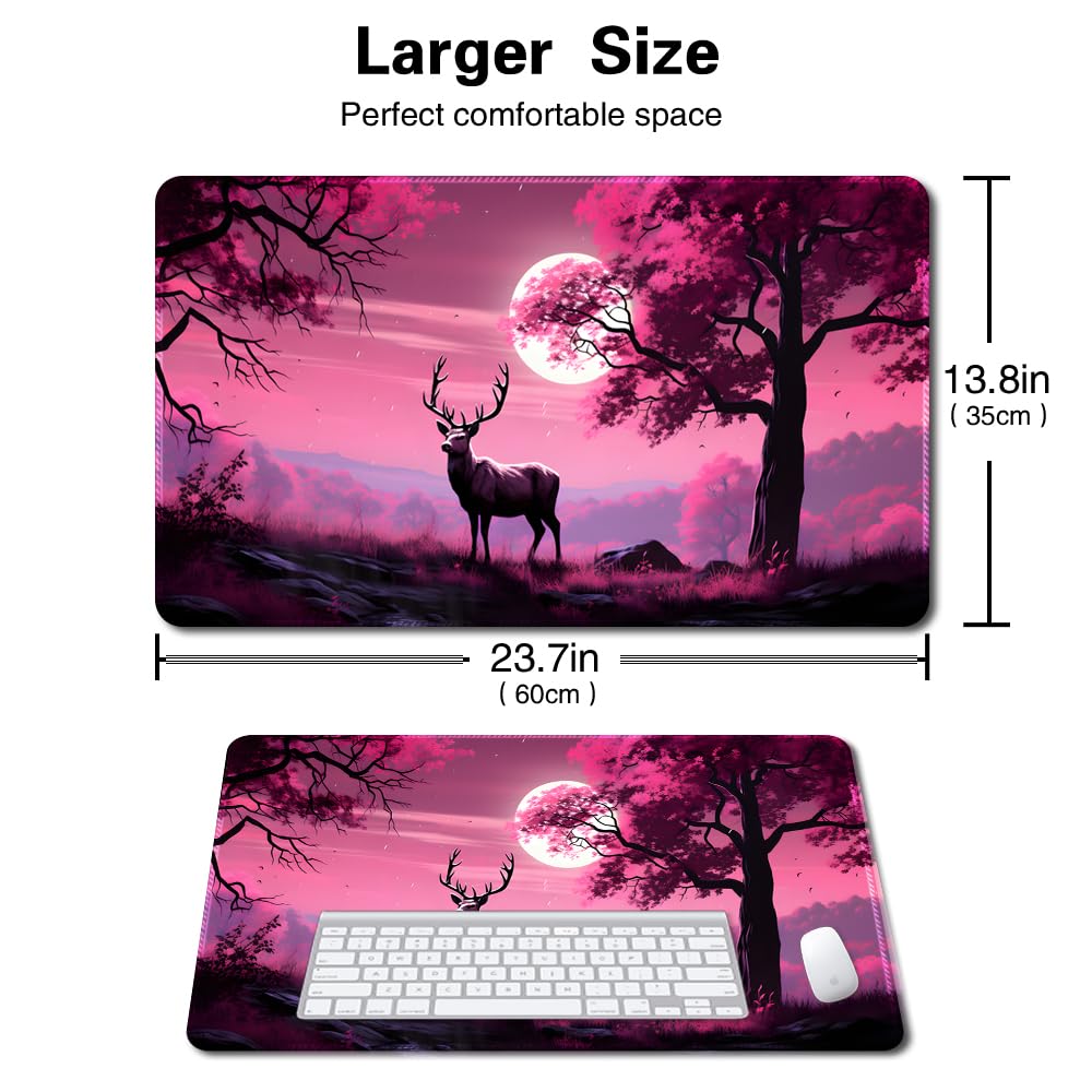 MTG Playmat 24x14 Inches - Smooth Rubber Surface for TCG Games with Storage Bag - Perfect for MTG Battles & Card Storage