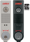 Detex EAX 500W Weatherproof Battery-Powered Exit Alarm - Ideal for Commercial Buildings, Warehouses & Emergency Exits