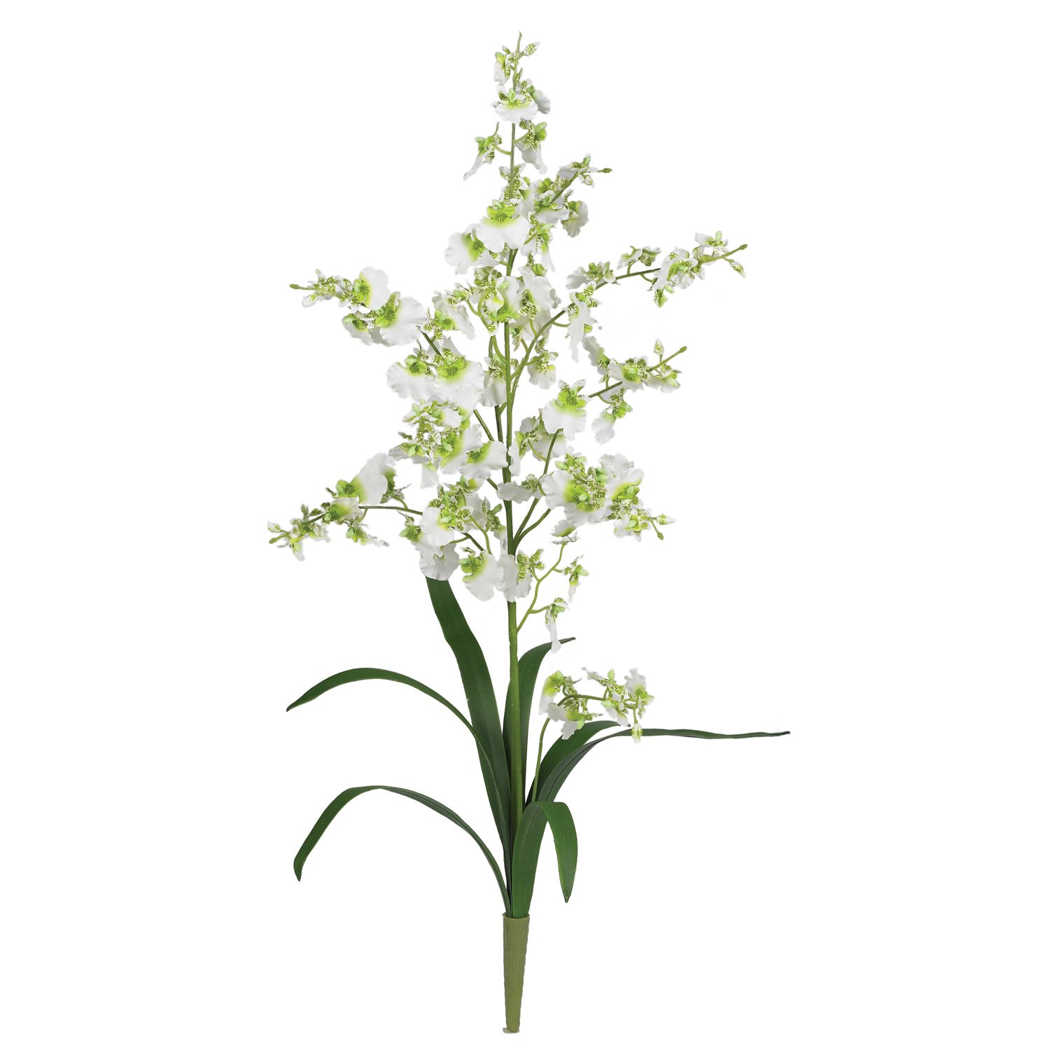 Nearly Natural 2009-GR Dancing Lady Artificial Plants (Set of 6) - Vibrant Green Faux Greenery for Home Decor, Office Desk, and Indoor Garden Arrangements