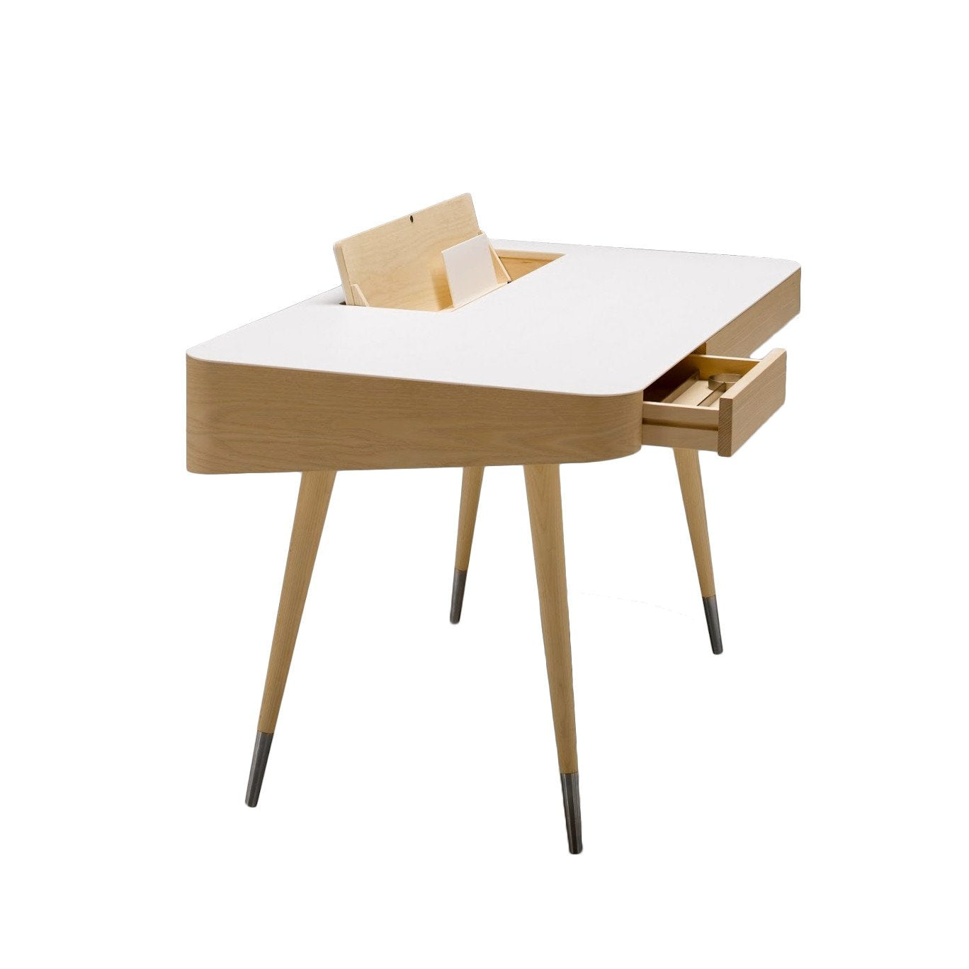 Nissen Gehl MDD AK1330 Modern Office Desk - Ergonomic Computer Desk for Home & Office Workspace, Compact Design with Durable Steel Frame - Perfect for Small Spaces, Study Rooms & Remote Work