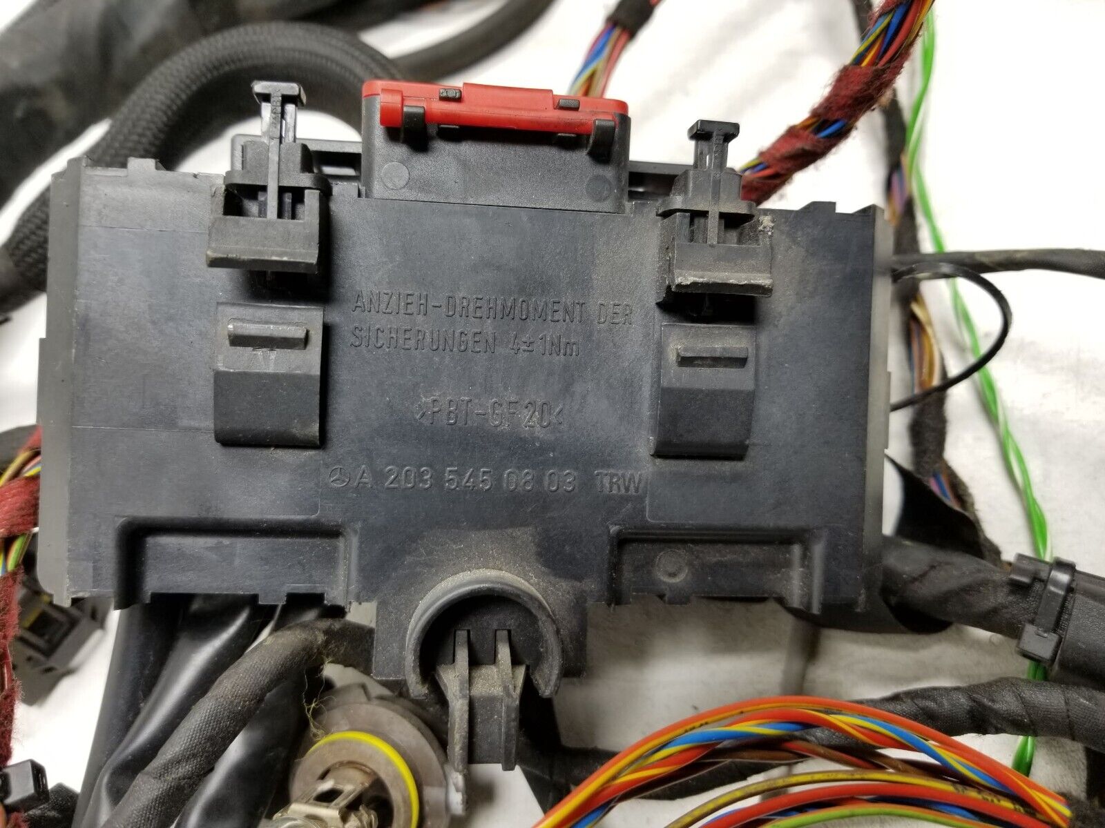 02 05 Mercedes W203 C230 Coupe Engine Cable Wire Harness OEM Replacement - Perfect for Engine Electrical System Repair & Maintenance