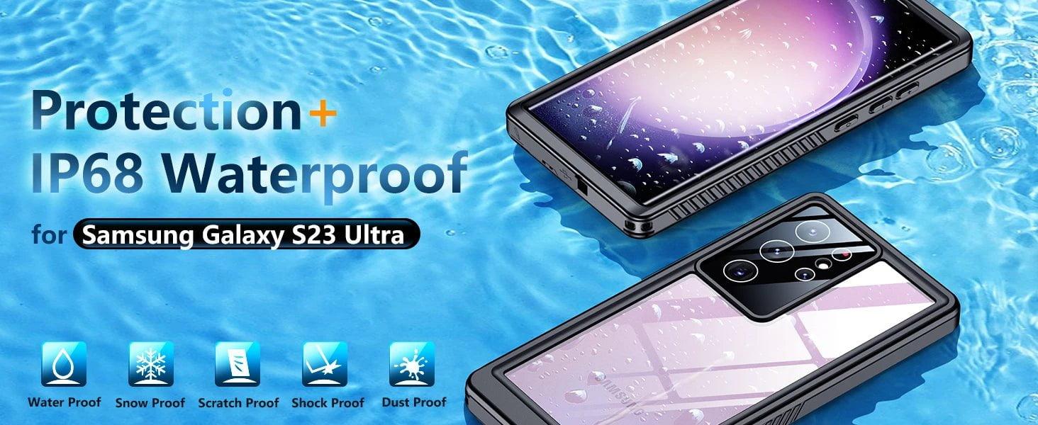 Samsung Galaxy S24 Plus Waterproof Case IP68 Rated - Shockproof & Dustproof Protective Cover for Outdoor, Travel, and Daily Use