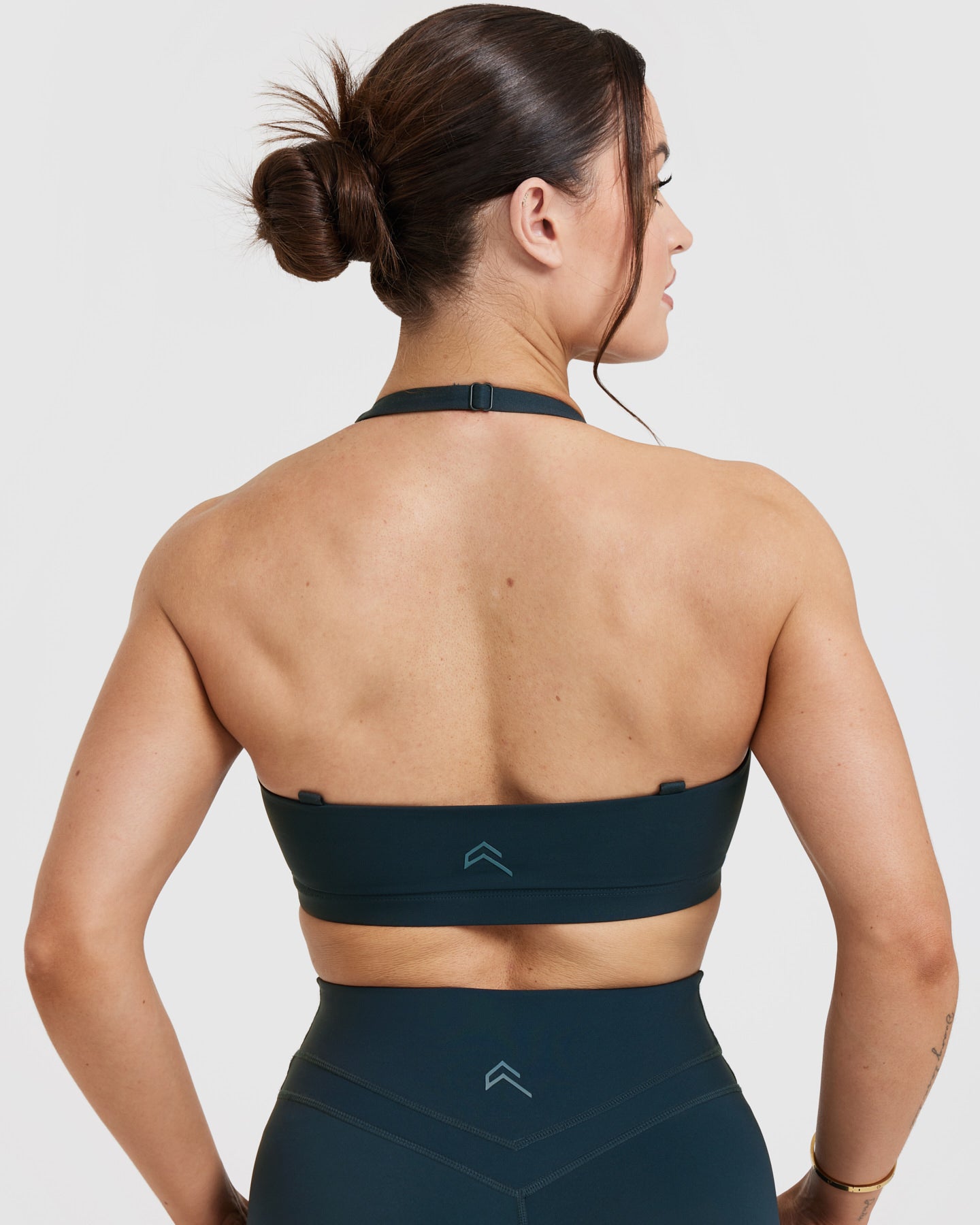 High Support Unified Twist Sports Bra for Women - Oil Blue | Yoga, Running, Gym & Workout Activewear