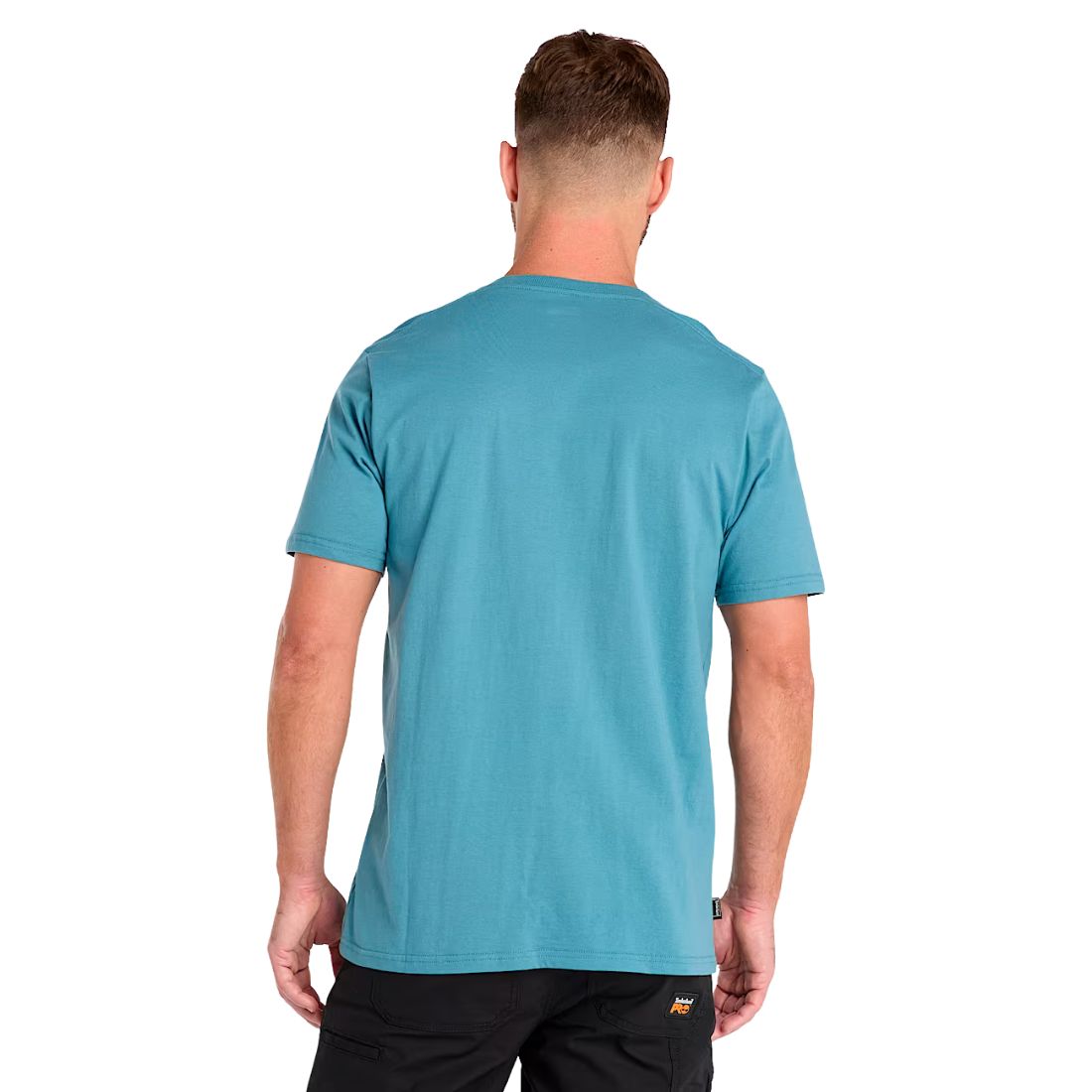 Timberland PRO® Men's Short Sleeve Work T-Shirt - Moisture Wicking & Breathable Blueprint Design (Bluestone) | Ideal for Construction, Landscaping & Outdoor Jobs