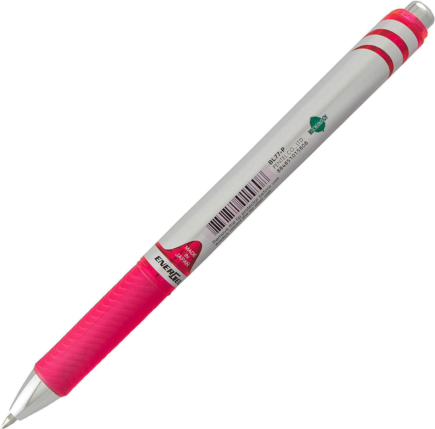 Pentel Energel 0.7mm Liquid Gel Ink Pens - Smooth Writing Pink Ink - 5 Pack Deluxe RTX Pens with 3 Pink Refills - Perfect for Office, School & Creative Journaling