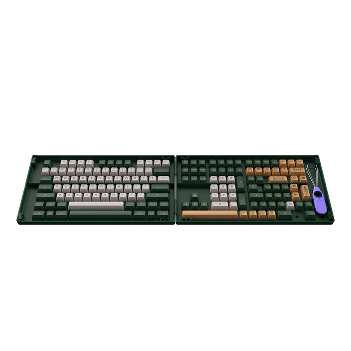 Akko London Fullset PBT Doubleshot ASA Profile 198 pcs Keycaps - Premium Custom Mechanical Keyboard Keycaps for Gaming & Typing (Compatible with Most Mechanical Keyboards) - Perfect for Office, Home & Gaming Setup