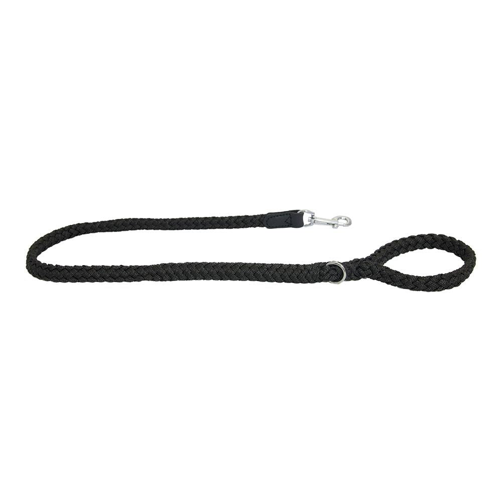 **EARTHBOUND Soft Braided Nylon & Leather Dog Collar - Adjustable, Durable Pet Collar for Small, Medium & Large Dogs - Perfect for Walking, Training & Outdoor Adventures**