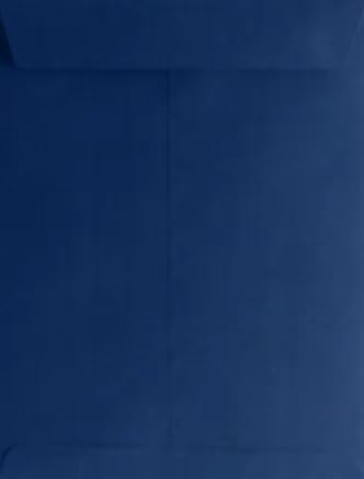 LUXPaper 10 x 13 Open End Envelopes - Navy Blue Peel & Seal Self-Adhesive Envelopes (80lb Text Weight, Pack of 250) for Business Mail, Wedding Invitations & Office Correspondence