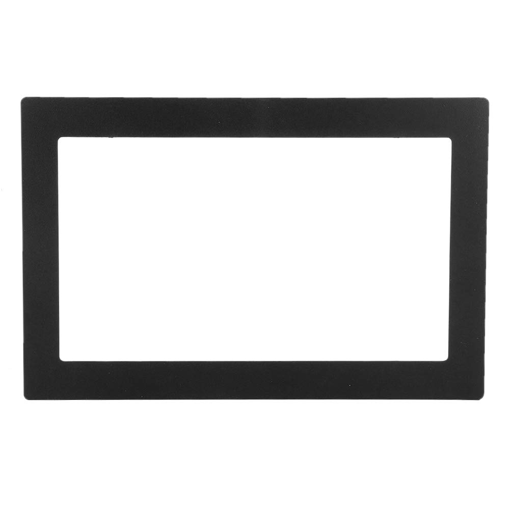 Universal 7In 2Din Car Stereo Frame - High Strength Black Plastic Dash Mount Trim Kit (178x102mm) for Easy Installation | Perfect for Car Audio Upgrades & Aftermarket Head Unit Replacement