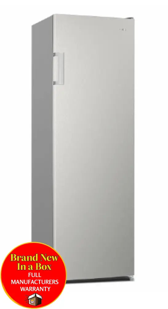 CHiQ CSF205NSS No Frost Upright Freezer, 5.2 Cu Ft Stainless Steel Energy Efficient Freezer for Home, Kitchen, Garage & Basement Storage