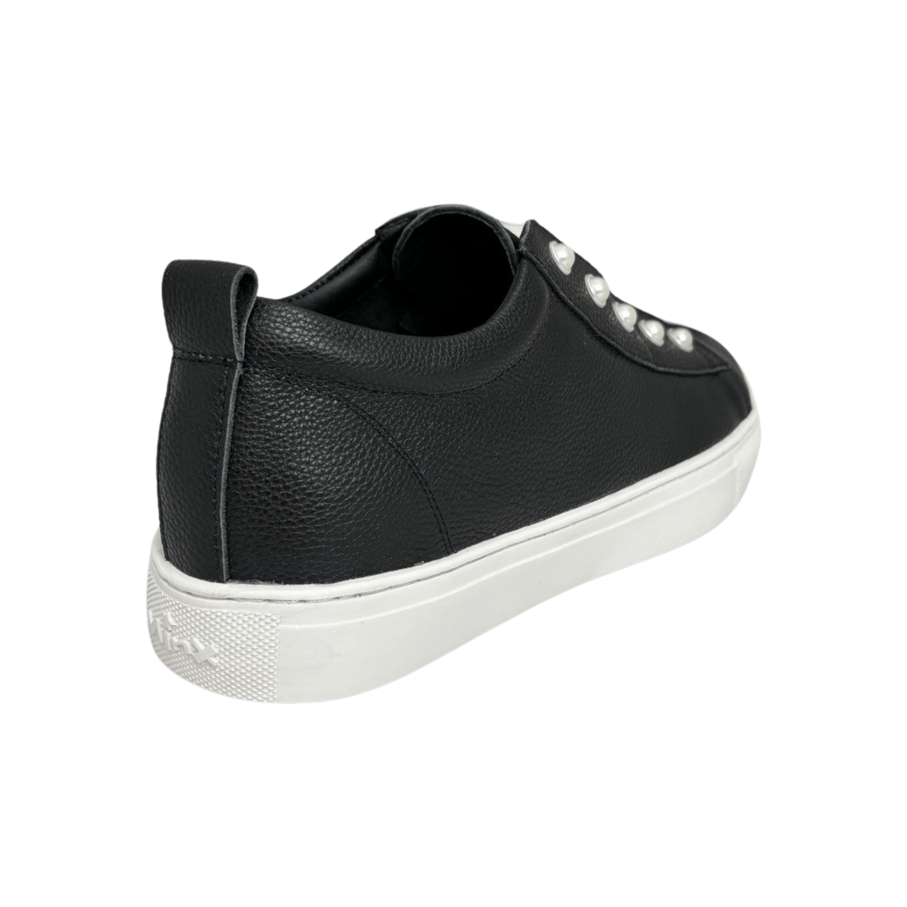 Pearla Black Sneakers for Women - Lightweight Comfortable Walking Shoes for Casual Wear & Running - Fashionable Athletic Shoes for Gym, Workout & Everyday Use