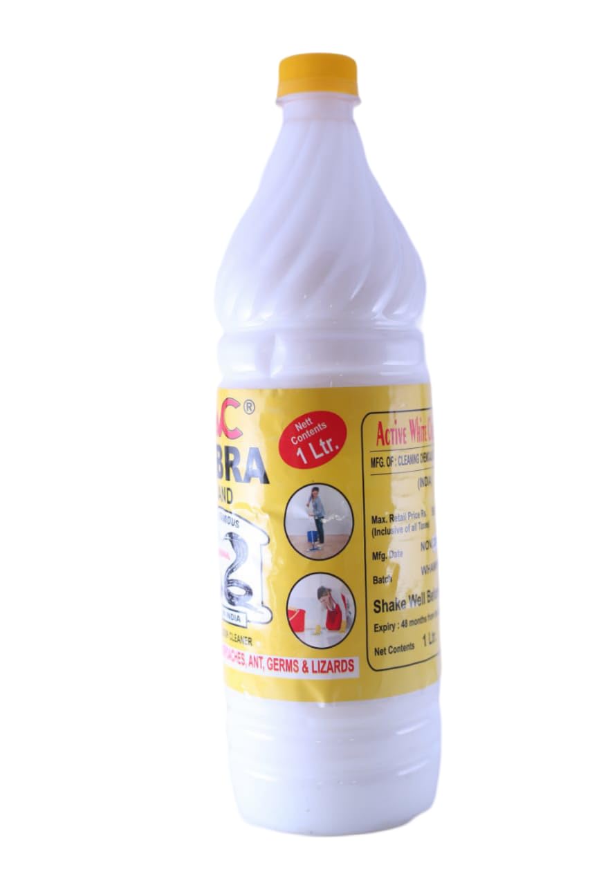 White Floor Cleaner - 100% Stain Removal for Sparkling Clean Floors | Long-Lasting Fresh Fragrance | Ideal for Tile, Hardwood & Laminate Surfaces