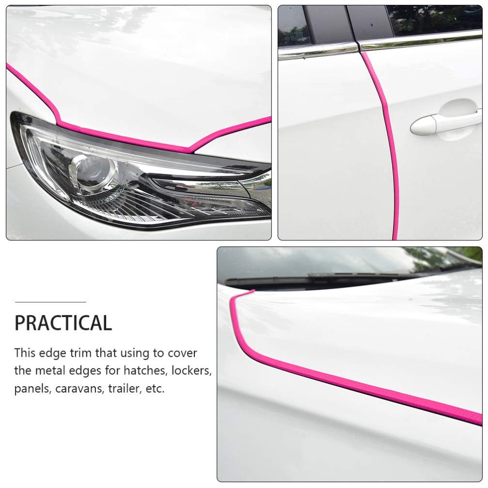 VICASKY Anti-Scratch Car Door Edge Guards - Durable Rubber Seal Strips Protector for Cars, SUVs & Trucks - Prevent Door Dings & Scratches in Parking Lots & Tight Spaces