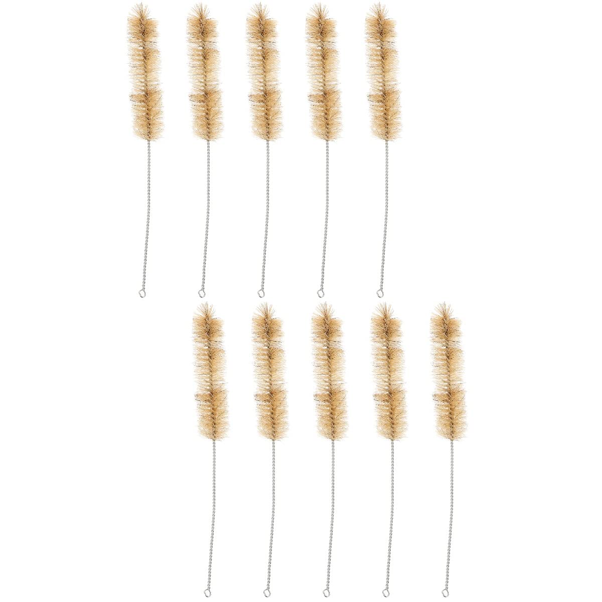 Baluue 20 Pcs Nylon Test Tube Cleaning Brushes - Chemistry Lab Bottle Brush Set for Pipettes, Drinking Straws & Small Tubes - Perfect for Science Experiments, Home Brewing & Kitchen Use