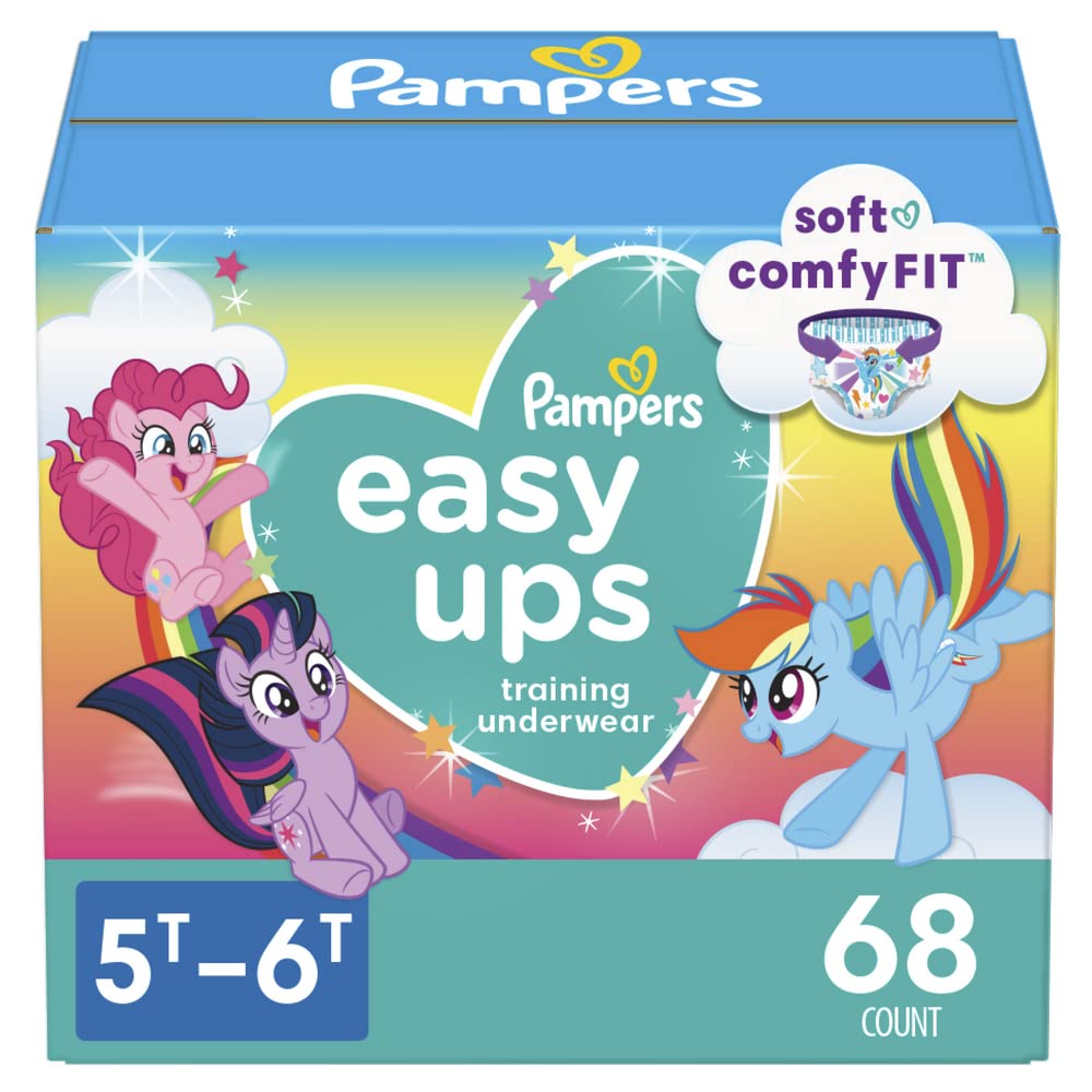 Pampers Easy Ups Potty Training Underwear for Toddlers - Boys & Girls, Sensitive Baby Wipes (12 Packs, 1008 Count) - Perfume Free, Leak Protection for Daytime & Nighttime Use - Perfect for Home, Daycare & Travel