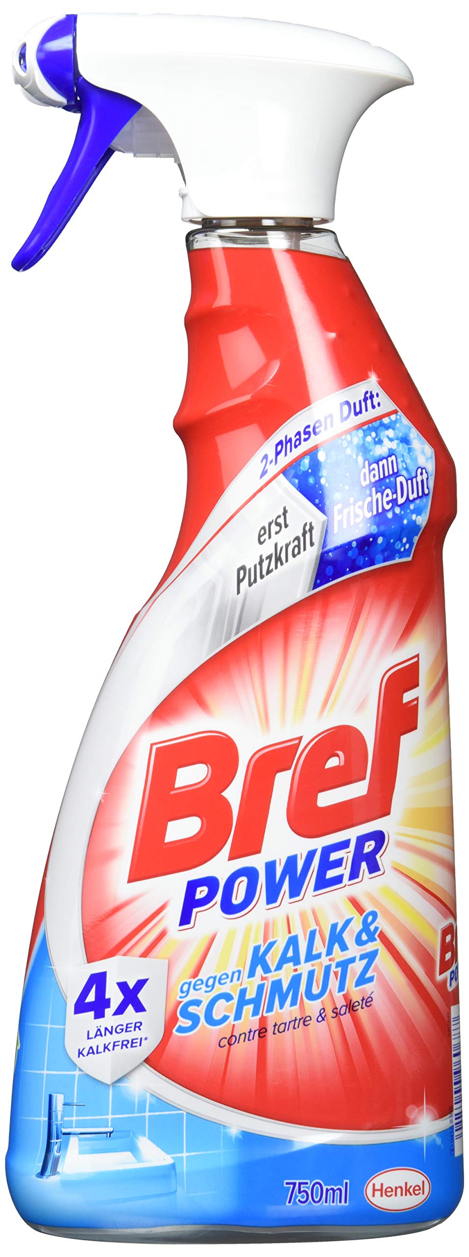 Potenza Bref All-Purpose Cleaner Spray - 750ml for Kitchen, Bathroom & Home - Powerful Multi-Surface Degreaser & Stain Remover for Appliances, Tiles & More
