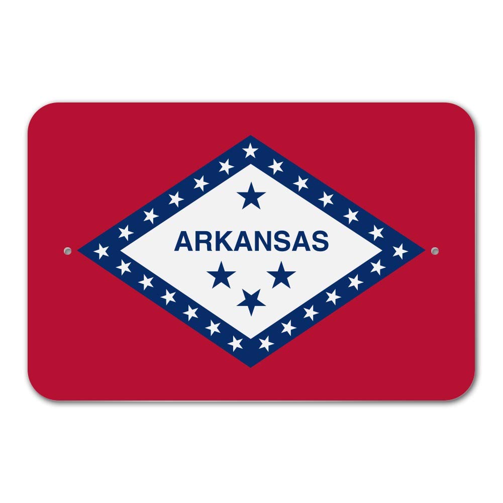 Arkansas State Flag Wall Decor - Premium Quality Home, Office & Business Sign | Perfect for Indoor & Outdoor Use, Gifts, and Patriotic Displays