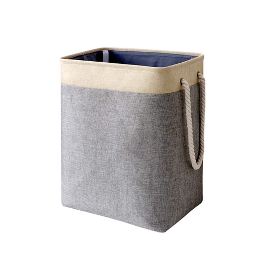 Collapsible Laundry Basket with Handles - Foldable Freestanding Hamper for Bedroom, Detachable Brackets, Clothes & Toys Storage Organizer - Perfect for Small Spaces, Dorm Rooms, and Home Organization