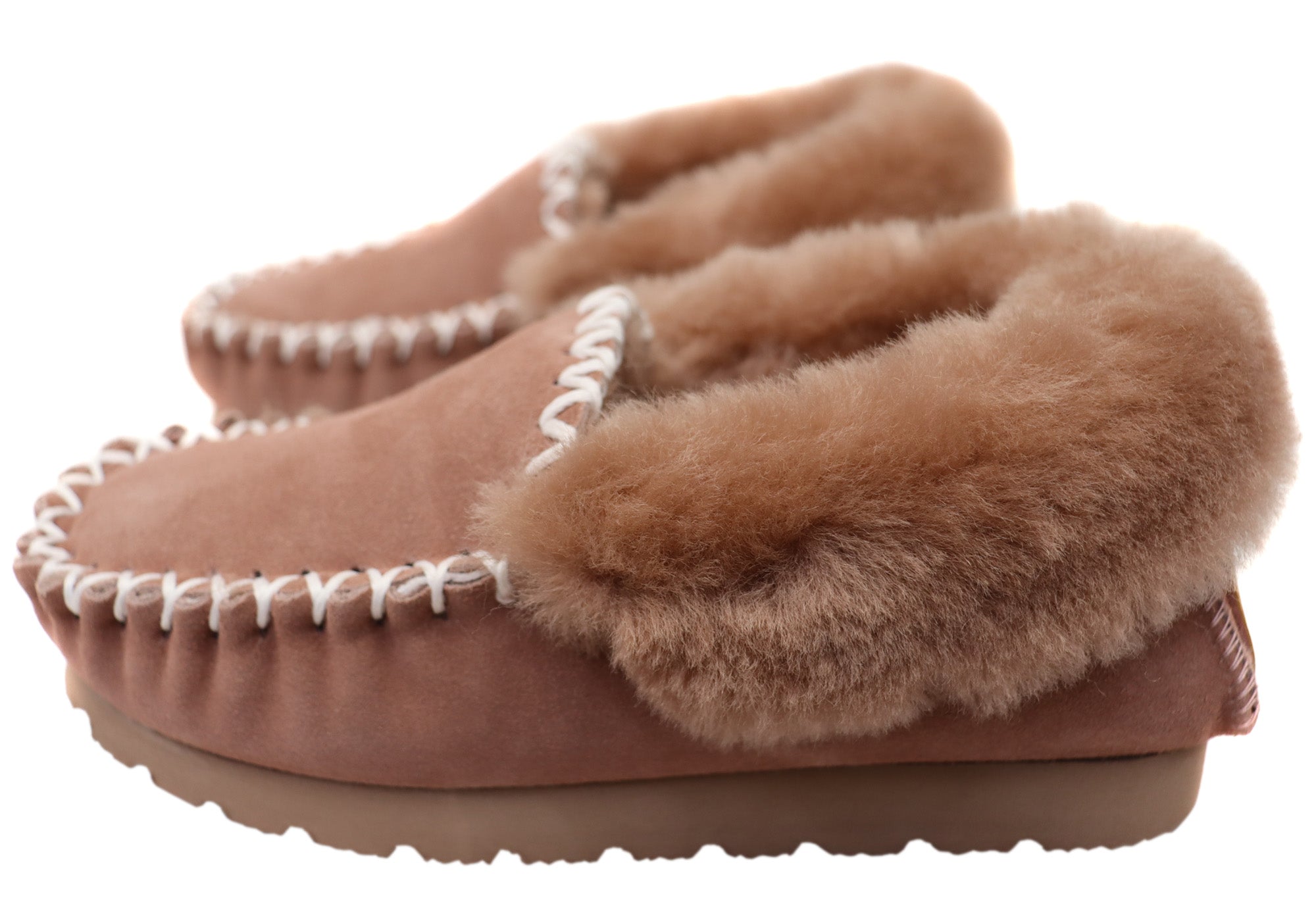 Hush Puppies Women's Comfortable Shaggy Moccasin Slippers - Cozy Indoor/Outdoor House Shoes for Relaxing at Home