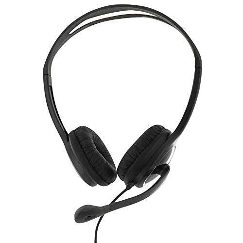 Eartec Office 150D USB Headset with Noise-Canceling Mic - Compatible with MS Teams, Skype for Business & Zoom - Comfortable Double Ear Design for Home Office, Call Centers & Remote Work