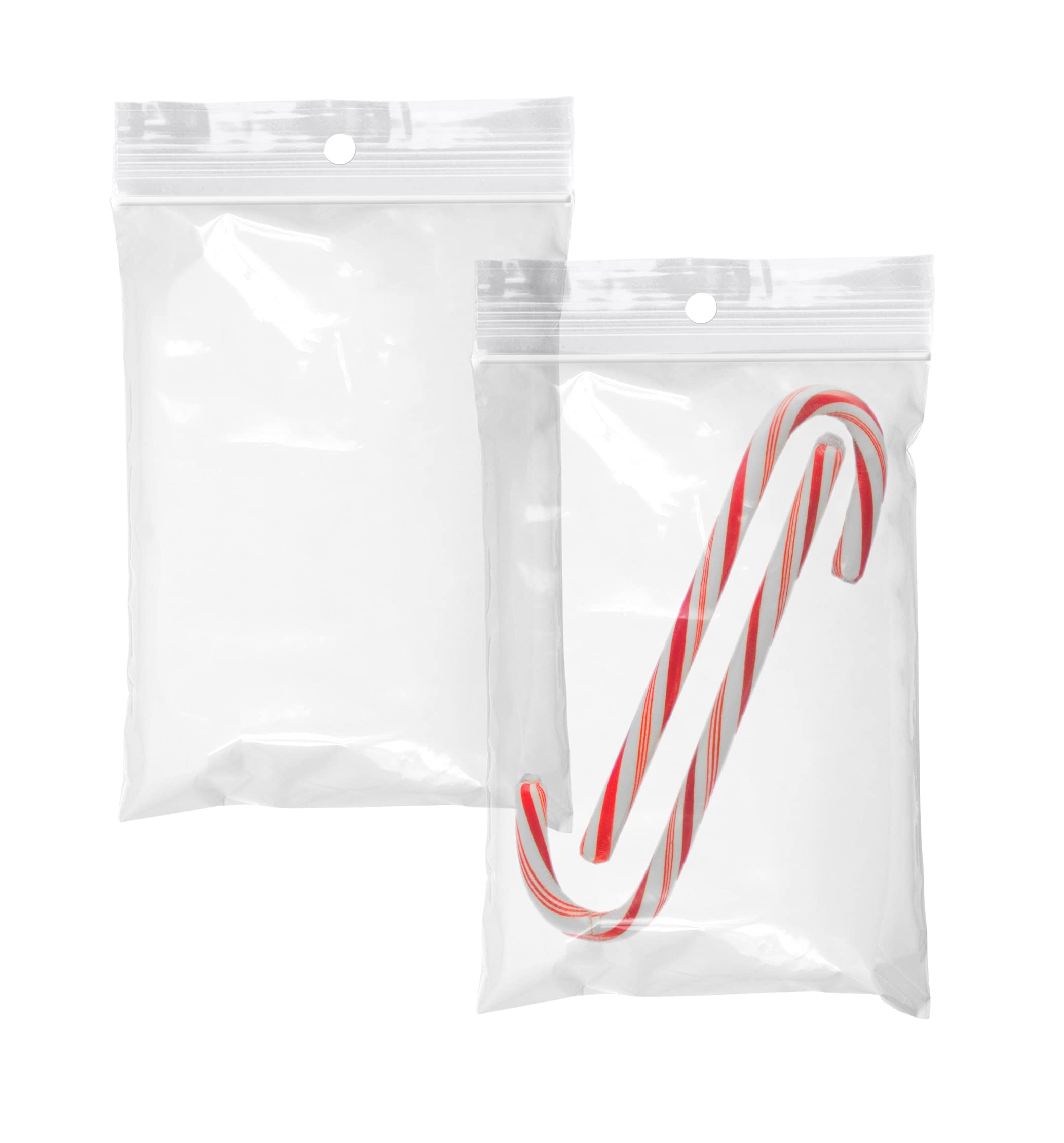 APQ 1000 Pack 5x7 Clear Polypropylene Bags with Hang Hole | 2 Mil Zipper Storage Bags for Food Service, Industrial & Healthcare Use | Perfect for Organizing, Packaging & Protecting Items