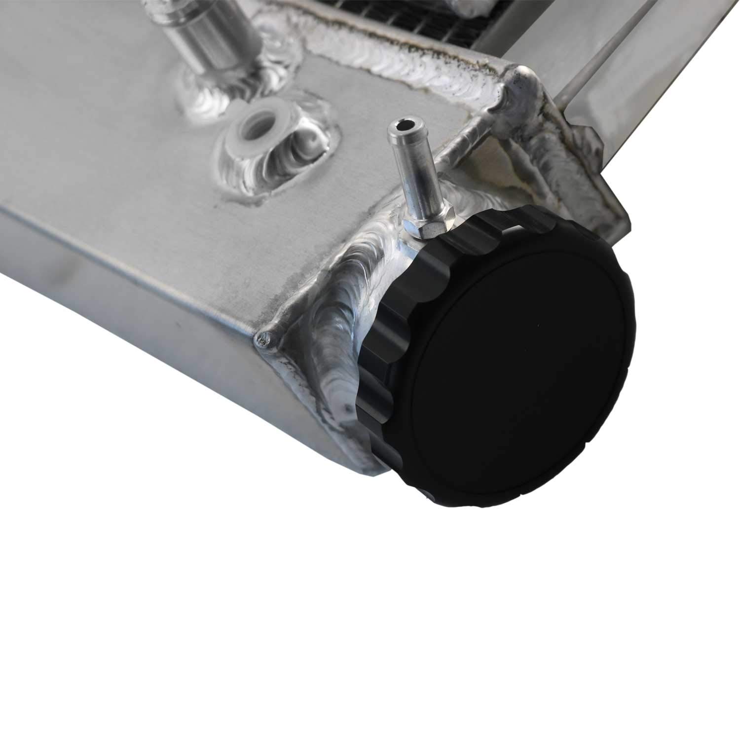 ECMRAD 3 Row Aluminum Radiator with Dual 12