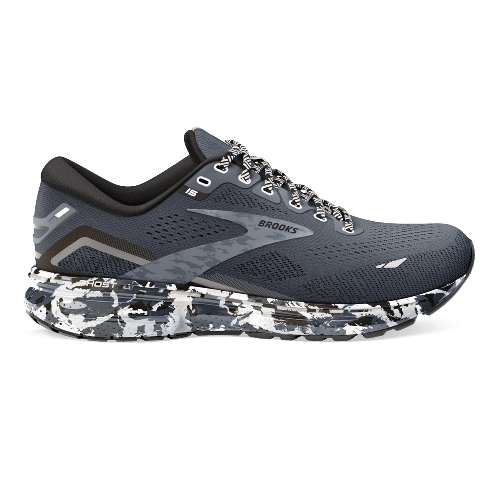 Men's Brooks Ghost 15 Running Shoes - Lightweight Cushioned Road Running Sneakers for Men | Perfect for Marathon Training, Jogging & Daily Workouts
