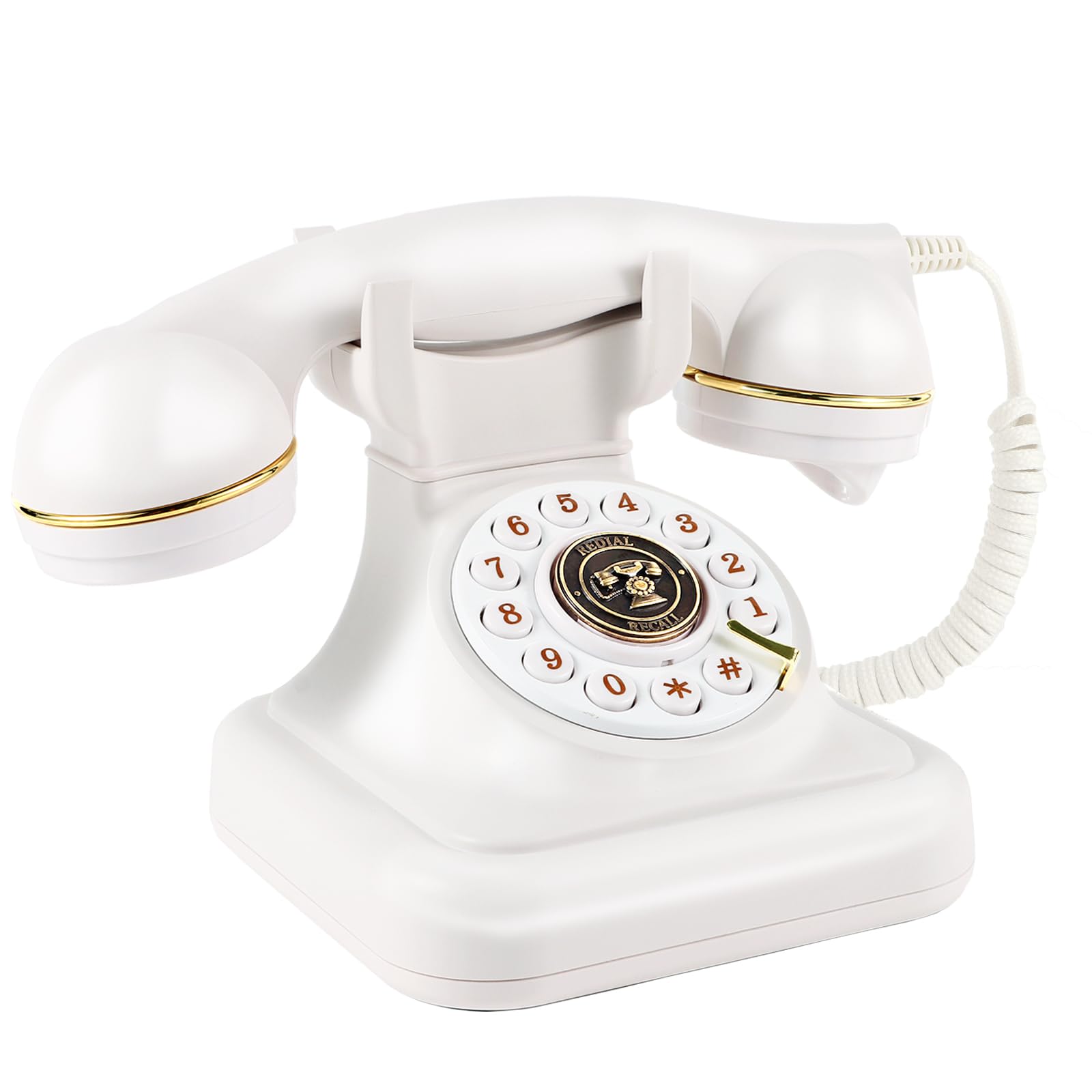 Audio Guest Book Wedding Phone - Record Audio Messages for Guestbook Alternative | Perfect for Weddings, Birthdays, Baby Showers & Anniversaries (White) | Create Lasting Memories with Voice Recordings at Special Events