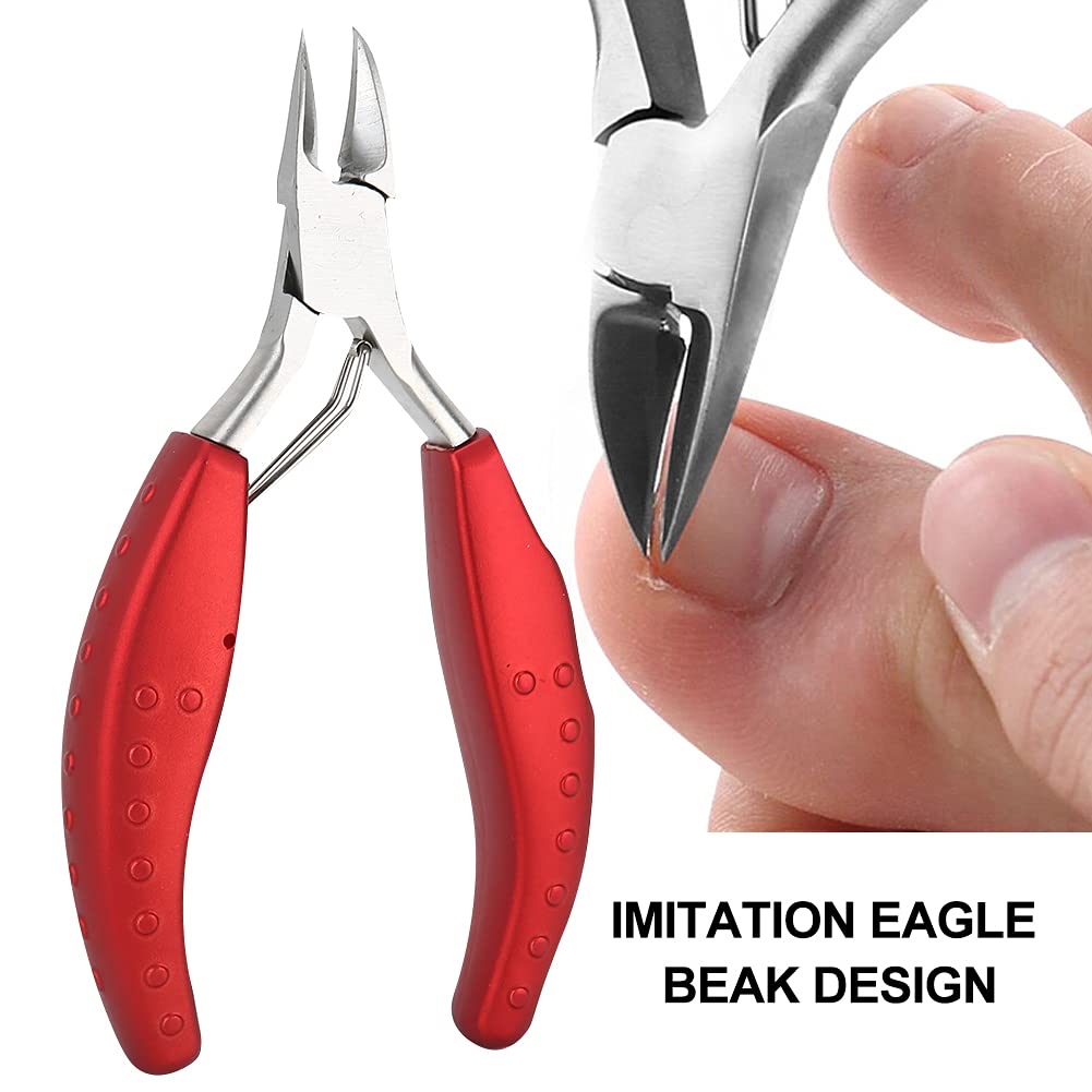 LANTRO JS Professional Nail Clipper Set - Stainless Steel Ingrown Toenail Clippers for Men & Women | Perfect for Pedicure, Travel & Home Grooming Kit