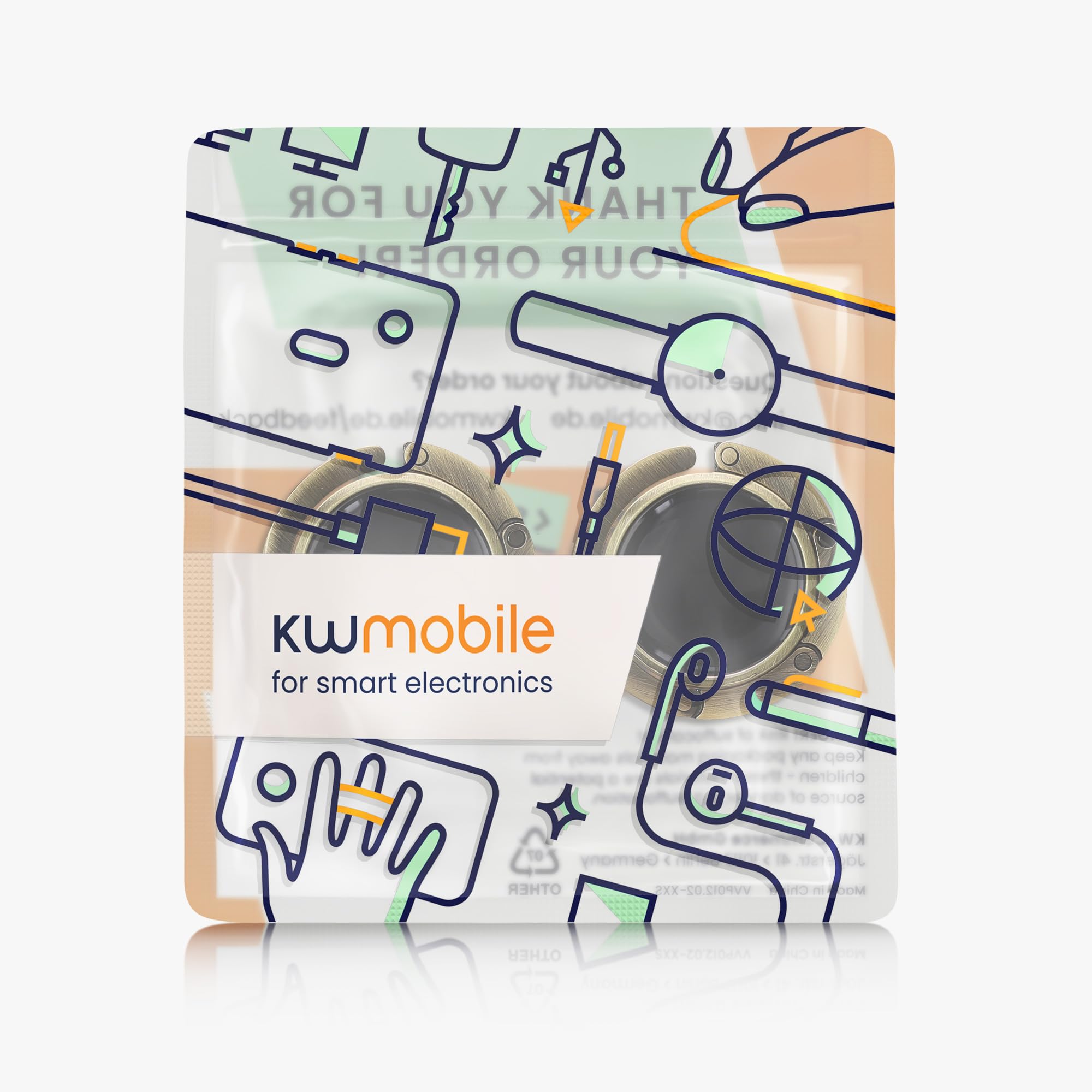 kwmobile 2-Pack Foldable Purse Hanger for Table - Portable Handbag Hook Holder for Restaurants, Bars & Travel - Durable Tabletop Bag Organizer for Women