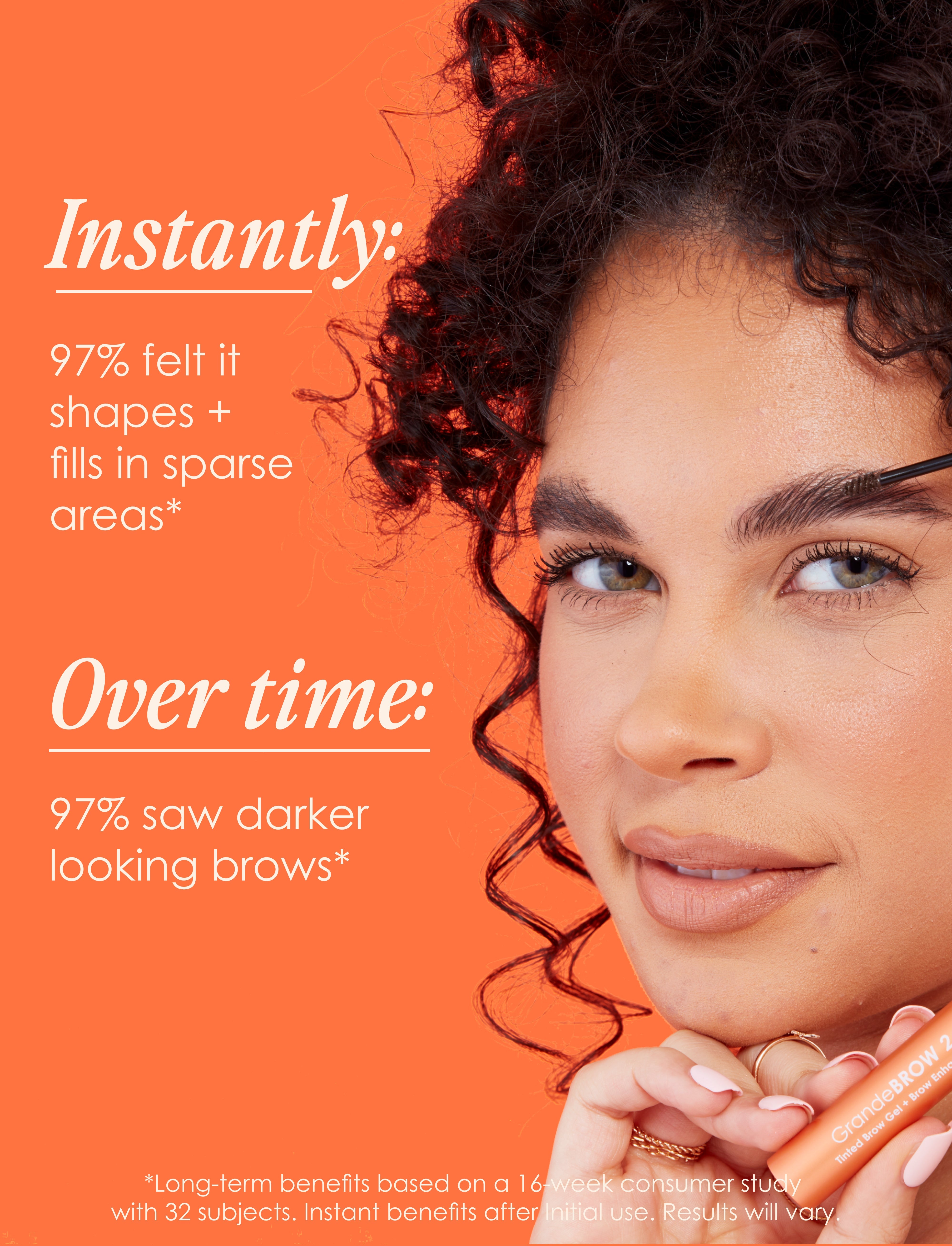 GrandeBROW 2-in-1 Eyebrow Enhancing Serum & Lash Booster - Natural Growth Formula for Fuller Brows & Lashes | Perfect for Daily Beauty Routine & Special Occasions
