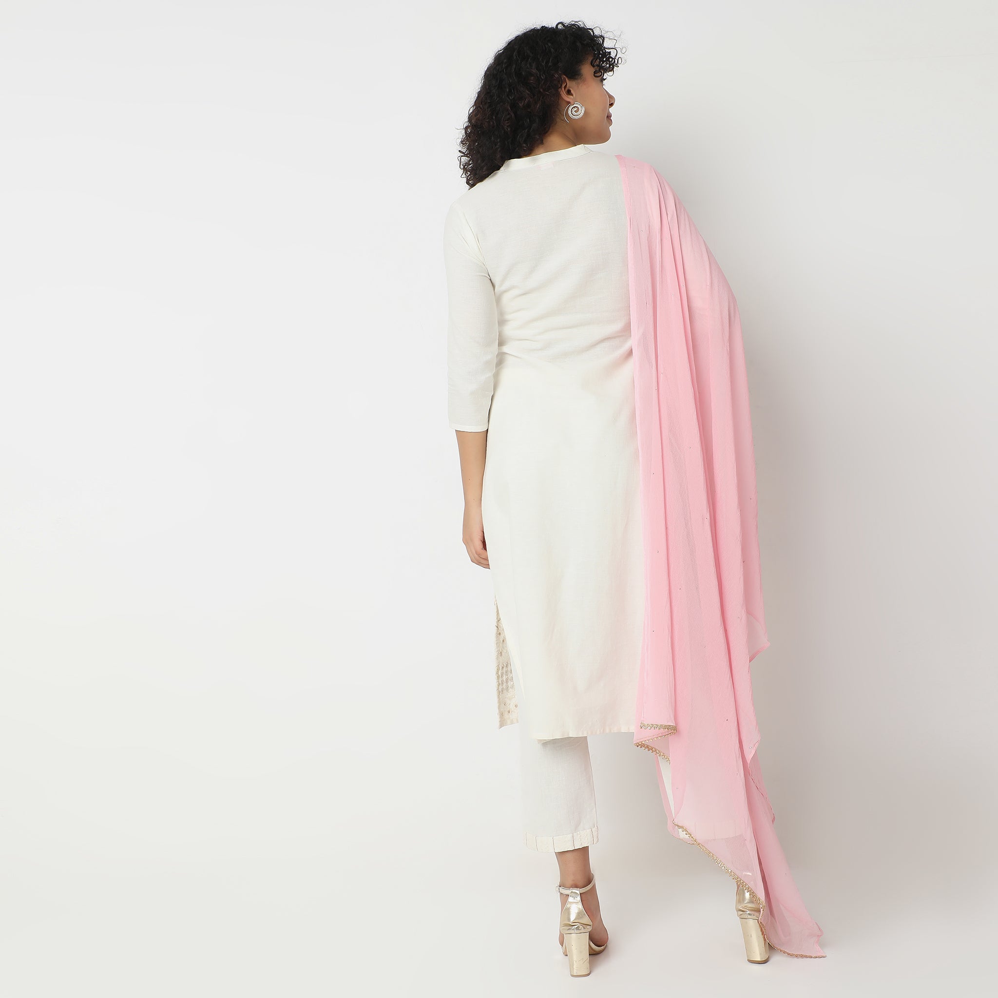 Premium Nylon Solid Dupatta Scarf - Lightweight, Soft & Versatile Shawl for Women - Perfect for Parties, Weddings & Everyday Fashion