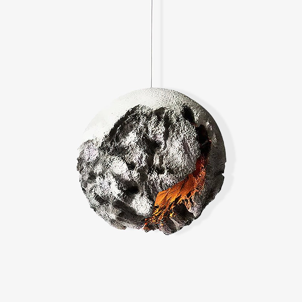 Unique Irregular Planet Pendant Light - Modern Celestial Decor for Living Room, Bedroom & Dining Area